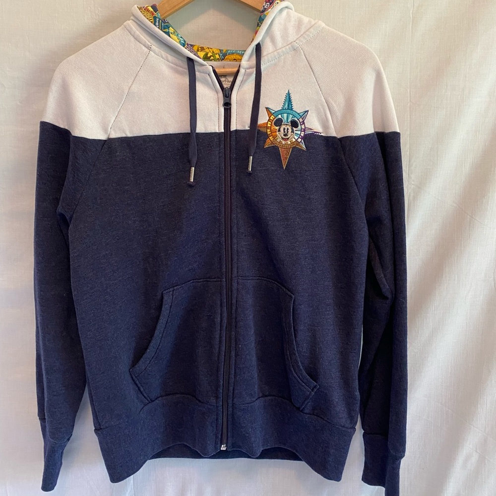 Disneyworld Embroidered Zip-up Sweatshirt